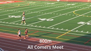 2024 Summer All Comers 712 800m [upl. by Yednil]