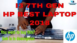 i3 7th generation laptop best hp laptop 2018 techbiman [upl. by Anivid]