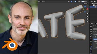 Blender pour le Motion Design  créer et gérer du texte [upl. by Siuraj]