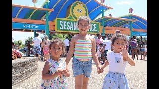 Sesame Place Fun with the sisters [upl. by Rebmyt548]