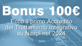 UFFICIALE Pagamento del Trattamento integrativo su Naspi a Febbraio 2024 [upl. by Ellered23]