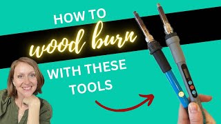 Beginner Pyrography 5 EASY STEPS How To Wood Burn With Generic Amazon Wood Burner [upl. by Talanta]