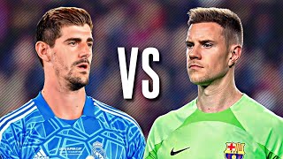 Thibaut Courtois vs Ter Stegen • Mejores Atajadas 2023 [upl. by Anuahc]