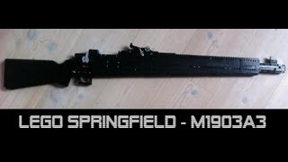 LEGO Working bolt action sniper rifle  springfield M1903A3 FJm0813 [upl. by Jane]