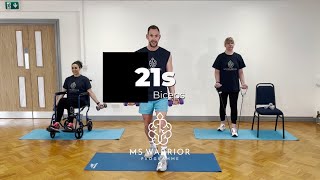 Exercises for MS  Dom Thorpe’s MS Warrior Programme 2  21s taster video [upl. by Eelarak]