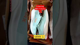 Unboxing hrx velocity running shoes👞armyagniveer [upl. by Arema221]