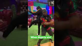 When Nigeria Win shorts [upl. by Eltsirk977]