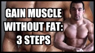 Gain Muscle Without Fat 3 Simple Tips [upl. by Zsazsa]