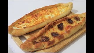 Tam Ölçülü Evde Kaşarlı ➽ Sucuklu Nefis Pide Tarifi ✔ [upl. by Tila]