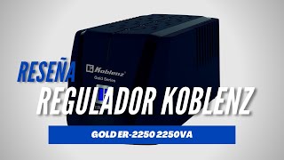 Unboxing del Regulador de voltaje Koblenz Gold ER2250 2250VA [upl. by Llenod]