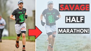 The HARDEST Half Marathon Ive Ever Done Running The Sussex Downs Half Marathon [upl. by Nele]