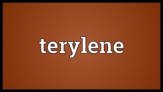 Terylene Meaning [upl. by Stout]