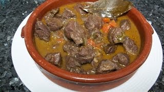 Receta Carrillada de Cerdo en Salsa [upl. by Repsag482]