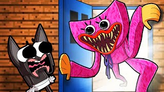 Kissy Missy vs Cartoon Catin MINECRAFT Poppy Playtime [upl. by Liatnahs588]