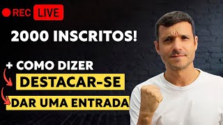 🔴LIVE  2000 mil inscritos  2 EXPRESSÕES EM INGLÊS  12112024 [upl. by Merle]