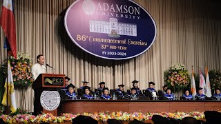 Adamson University 86th Commencement Exercises and 37th MidYear [upl. by Akinhoj]