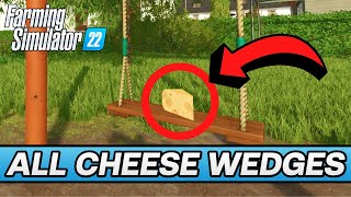 Farming Simulator 22  All 12 Cheese Wedges Erlengrat Collectibles [upl. by Mccully]