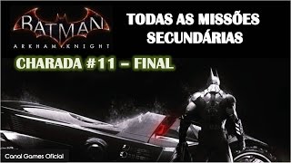 Batman Arkham Knight  Missões secundárias  Vingança do Charada 11 Batalha de Chefão [upl. by Jahdol]