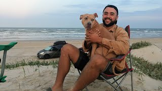 Padre Island Beach Minivan Camping [upl. by Templas]