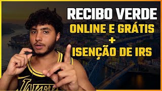 Como abrir atividade Recibo verde em Portugal ONLINE E GRÁTIS [upl. by Antsirhc372]