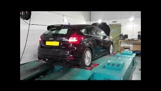 Focus Zetec S 16 Ecoboost 182  Tuned Dyno Pull [upl. by Leimaj]