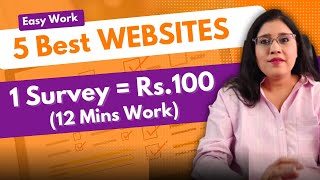 Do Online Surveys amp Earn Money  Easy Job For Students  Earning Rs7000 [upl. by Spurgeon]