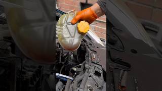 Coolant tank quick removal coolantreservoir coolanttank hoseclamp garage [upl. by Nebeur]