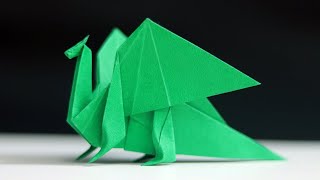 How to Make an Easy and Realistic Origami Dragon [upl. by Suivart]