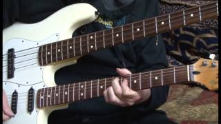 Fender Double Neck  Jazz Bass  Strat 6 string  Demonstrated by Paul Brett [upl. by Lily531]