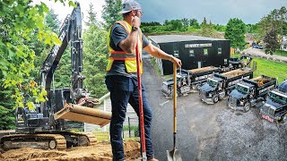 We Installed a Septic System and Used Sand From Our Pit Another Week at KWC [upl. by Gabbi]