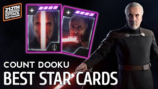 Count Dooku BEST STAR CARDS amp BUILD 2023  Battlefront 2 [upl. by Alah669]