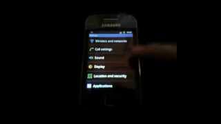 Tutorial Tethering USB Galaxy Y GTS5360 [upl. by Acinnad138]