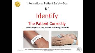 Dr Manny Learnshop The JCI Patient safety goals in a Nursing Context [upl. by Bodi]