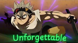 Black Clover “ Asta vs Liebe “ Unforgettable AMVEdit [upl. by Addi754]