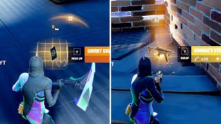 How to get Covert Cavern Keycard and Mythic Gunners SMG  New Gunner Boss amp Vault Location Fortnite [upl. by Madlin24]