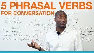 5 conversation phrasal verbs you need to know [upl. by Zack486]