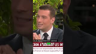 Légitimation des électeurs du Rassemblement National shortvideo bardella lfi lepen rn macron [upl. by Cottrell]