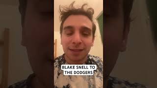 BLAKE SNELL TO DODGERS REACTION [upl. by Bill]