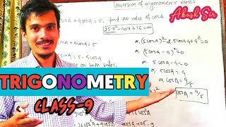 Conversion of trigonometric ratios  trigonometry  class  9  part  13  akash sir [upl. by Lodovico611]