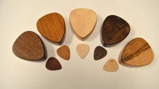 HACIENDO Puas Uñetas para Guitarra  PROFESIONALES  MADERA [upl. by Ahsaeit]