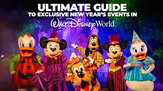 Ultimate Guide To Exclusive New Years Events In Disney World [upl. by Giustino]