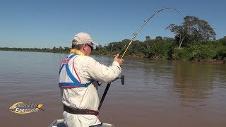 As margens do Rio Araguaia As Gigantes Pirararas PESCARIA  bloco 1 [upl. by Gignac143]