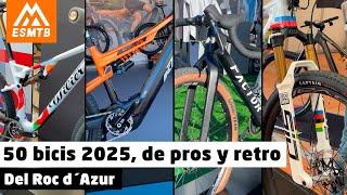 50 bicis 2025 de pros y retro del Roc d´Azur [upl. by Pavyer]