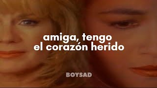 Ana Gabriel Vikki Carr  Cosas del Amor Letra  video oficial [upl. by Harriot981]