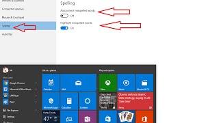 How to Turn OffDisable AutoCorrect Spelling in Windows 10 [upl. by Nagek]