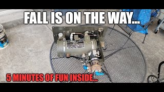 Abel LMTV build part 161 South Wind Stewart Warner 23k BTU hydronic heater [upl. by Akirehs]