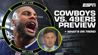 Swagu on the Cowboys 🗣️ They need to play SLOW amp PHYSICAL Cowboys vs 49ers PREVIEW  NFL Live [upl. by Korfonta57]