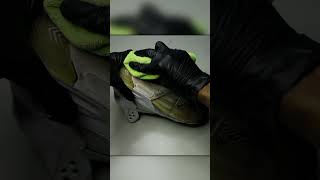 Jordan 5 sole cleaning jordans restoration [upl. by Yelsgnik]