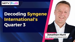 Earnings Edge  Syngenes Jonathan Hunt On Q3 Performance  NDTV Profit [upl. by Akibma]