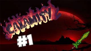 Terraria  Melee Calamity  Episode 1  No Commentary  Unedited terraria calamity [upl. by Rollins]